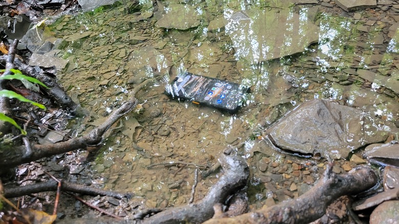 AGM H5 Pro outdoors river