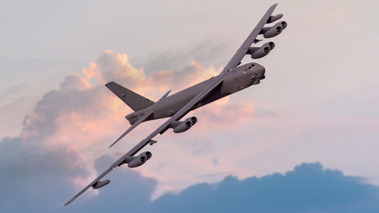 B-52 in flight