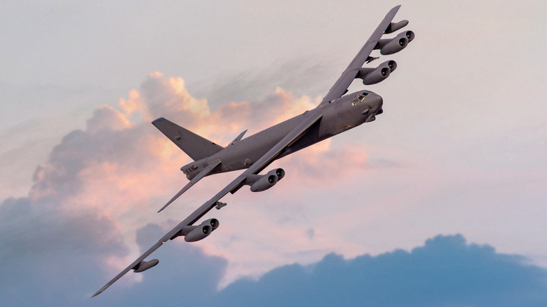 B-52 in flight