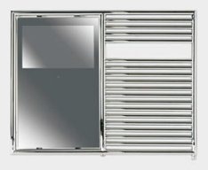 aquavision heated towel rail tv