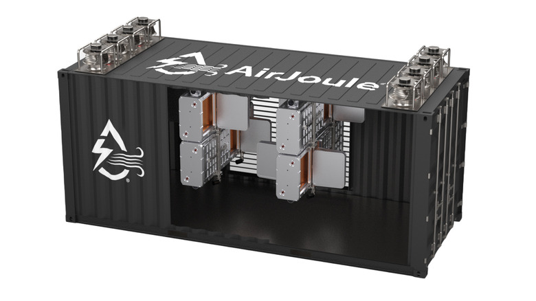 cutaway of the AirJoule system
