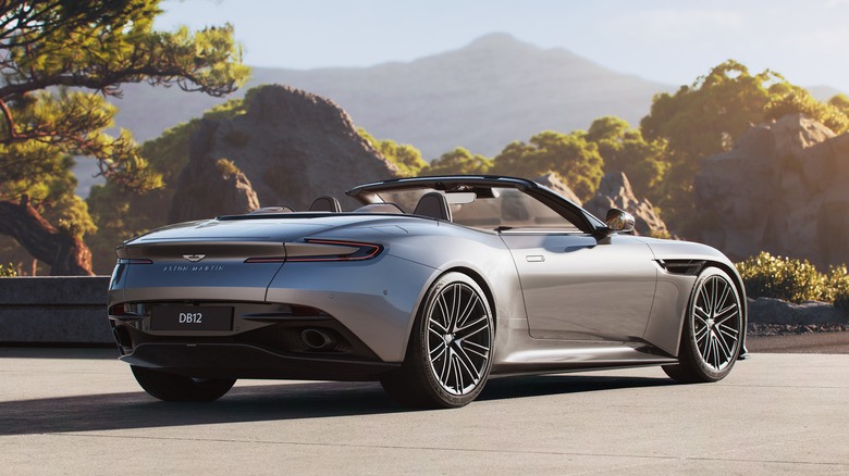 Aston Martin DB12 Volante rear quarter