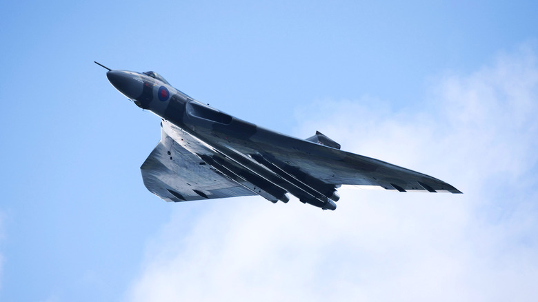 RAF Avro Vulcan model in flight