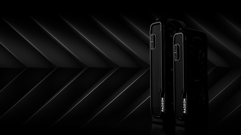 Product image of the RX 9070 and 9070 XT GPUs