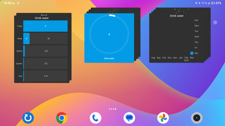 loop habit tracker android widget