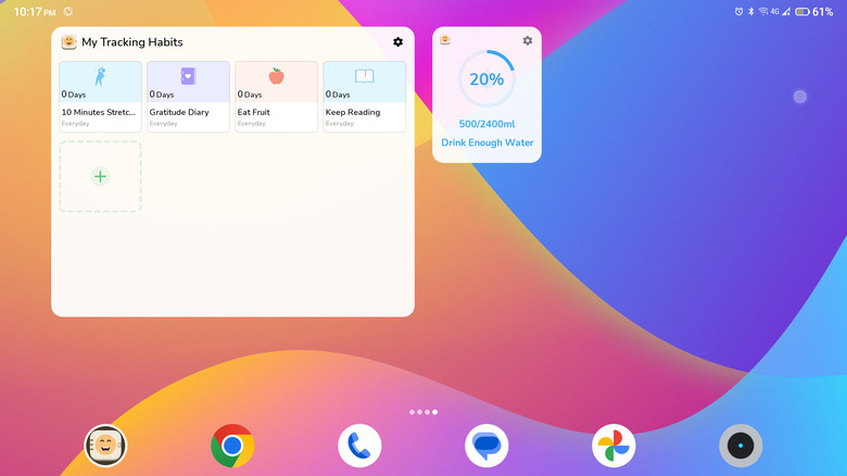 mood tracker android widget