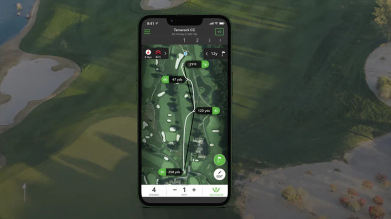 Arccos Caddie app