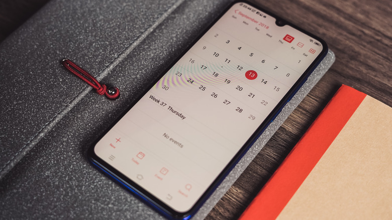 Android phone default calendar app 
