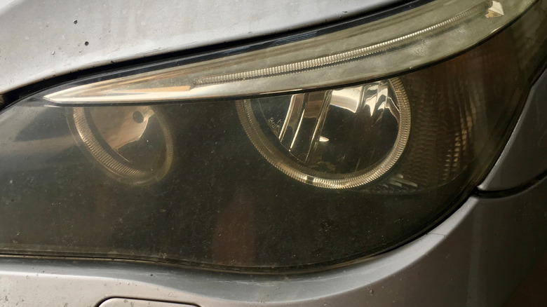 Yellow headlight