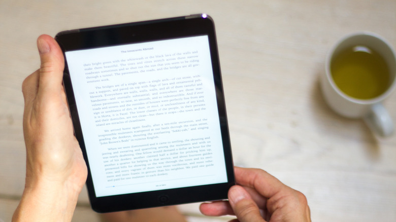 E-Book Reader Gets Page Turn Buttons, Is None The Wiser