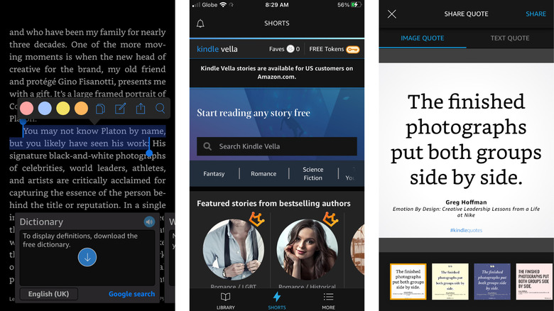 amazon kindle app on iphone