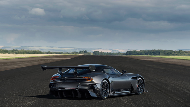 Aston Martin Vulcan on a runway