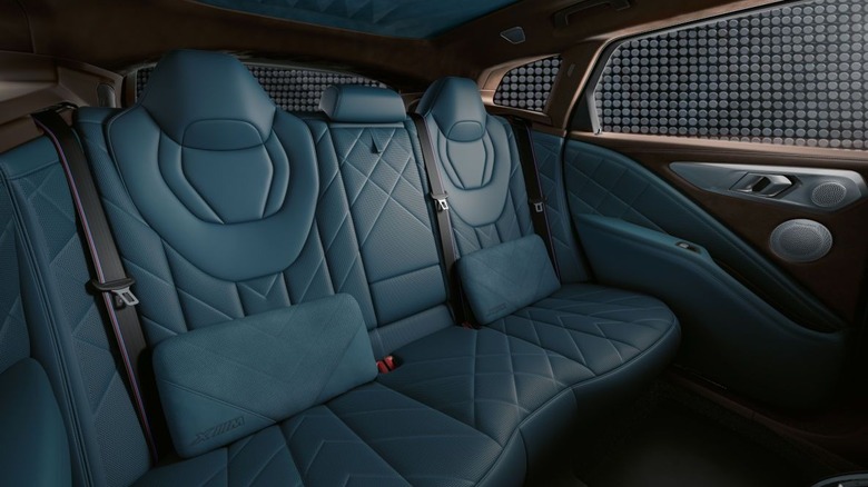 BMW XM rear seats