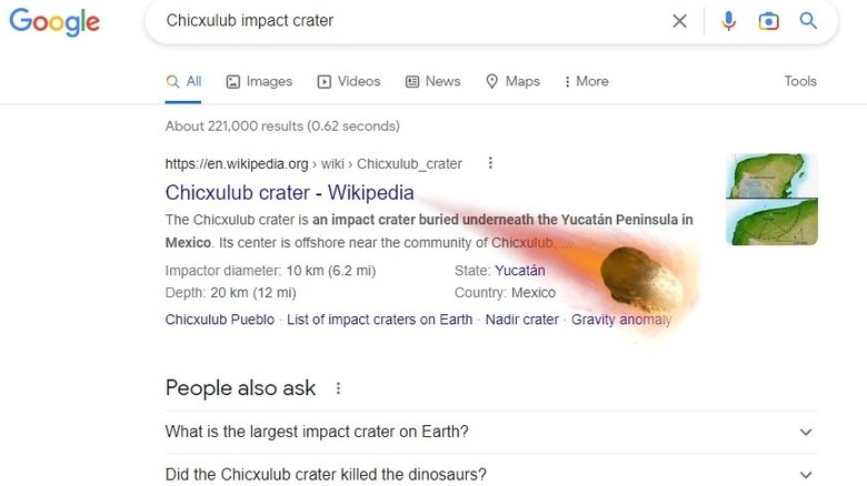 chicxulub impact crater google search