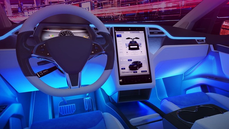 Govee lights inside a car 