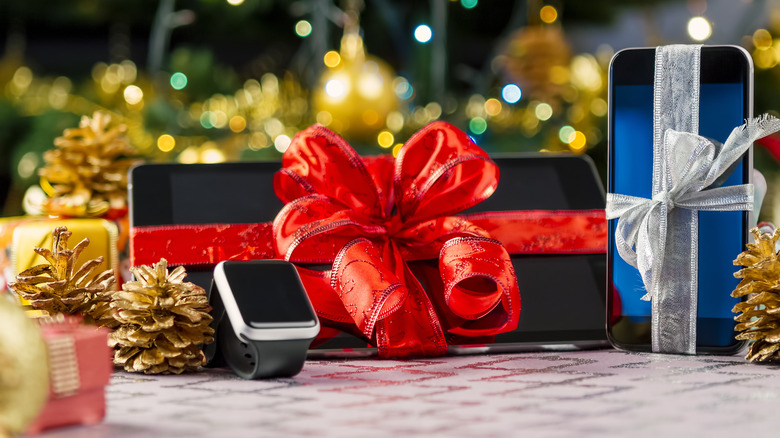 game console, smartphone, and smartwatch gifts