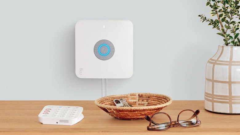 Ring Alarm Pro system installed near table