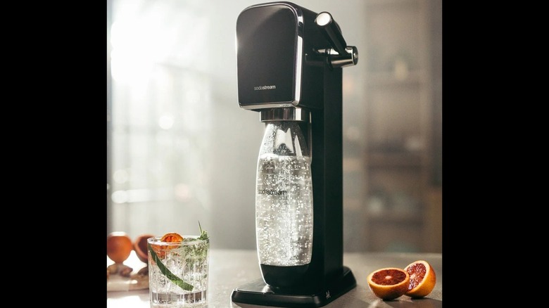 SodaStream machine in use