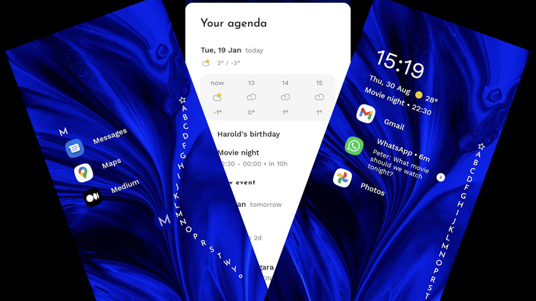 Niagra Launcher interface