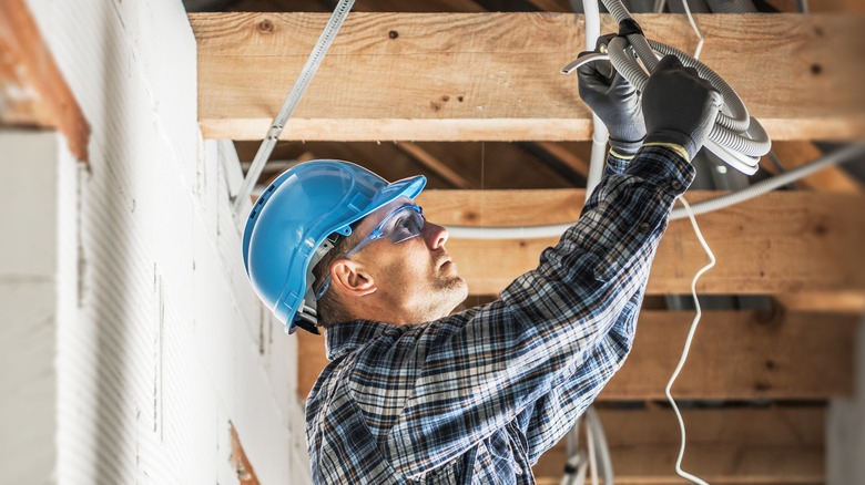 electrician at work