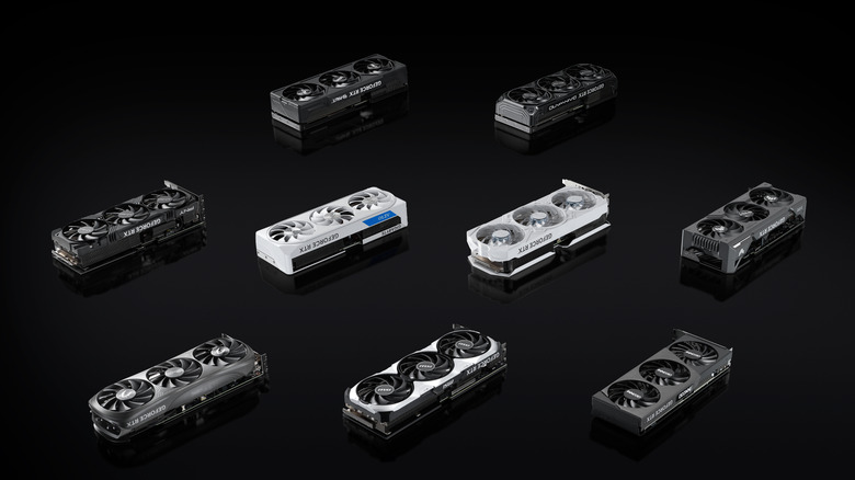 Handful of RTX graphics cards