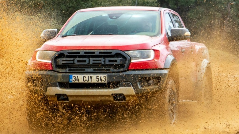 Red Ford F-150 Raptor