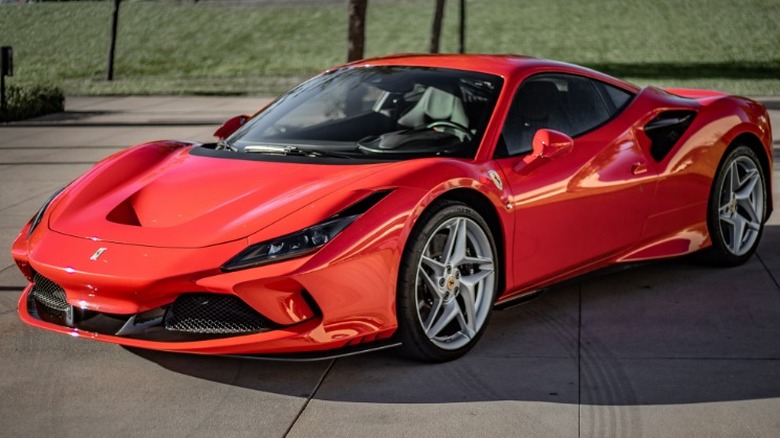 Red Ferrari F8 Tributo