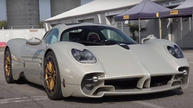 Pagani Utopia in parking lot