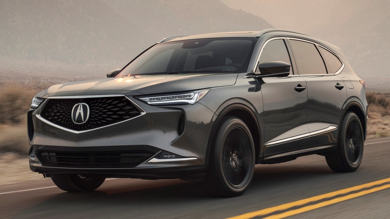 Acura MDX on the road
