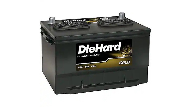 DieHard Gold #65-2 battery against a white background