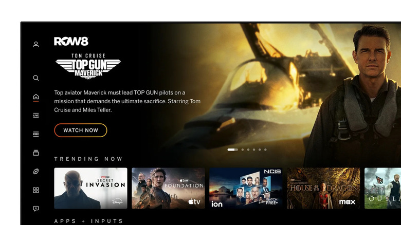 VIZIO 50" Class Quantum Pro 4K QLED Smart TV with streaming OS interface on screen against white background