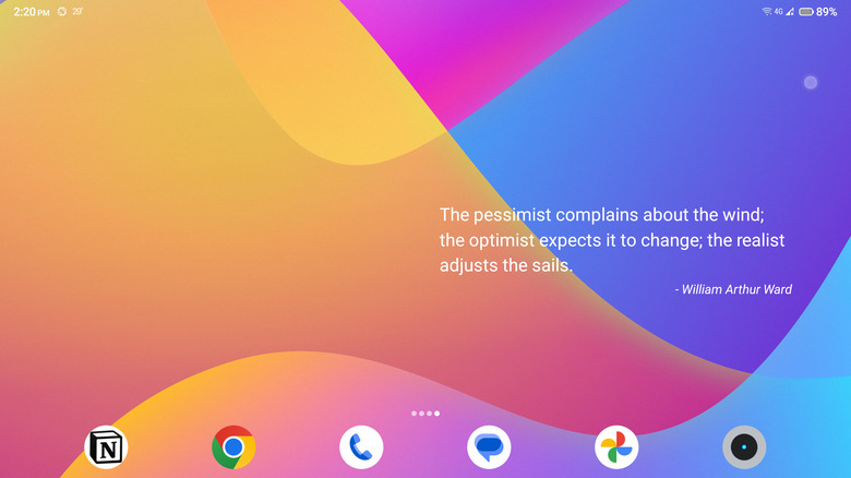 quotes widget on android homescreen