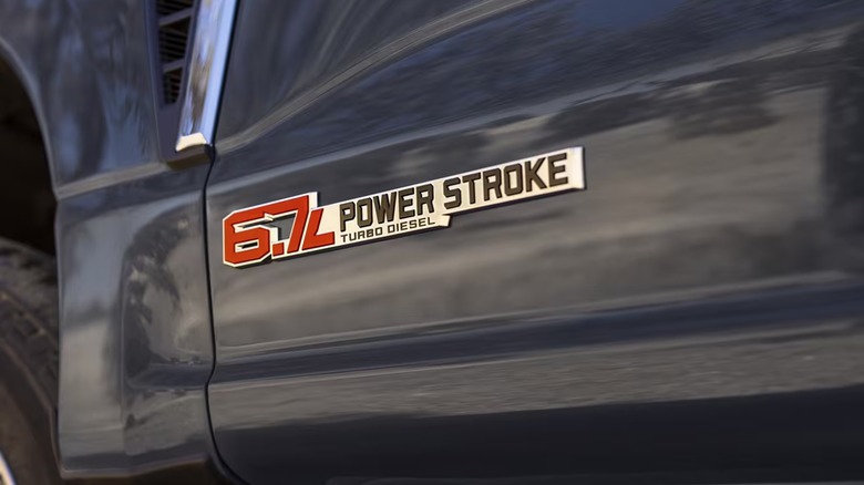 ford 6.7 power stroke badge