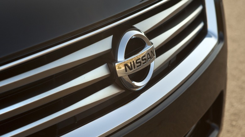 Nissan logo on 2013 Maxima