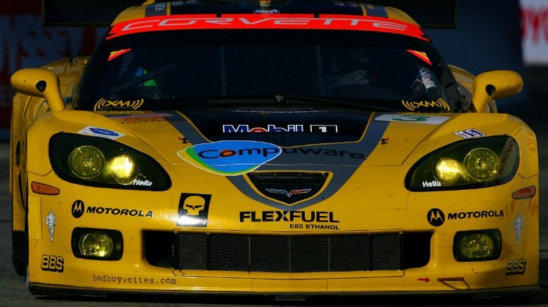 Yellow Corvette GT1