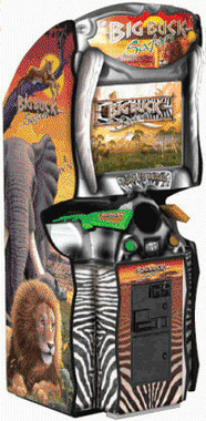 Big Buck Hunter Safari gaming arcade machine