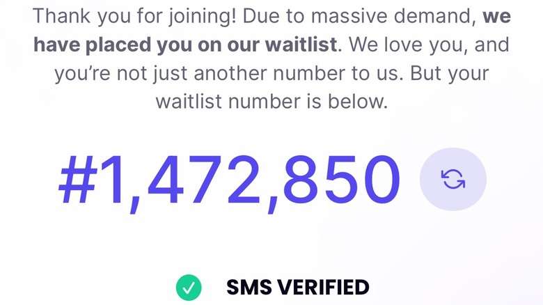 Truth Social queue position