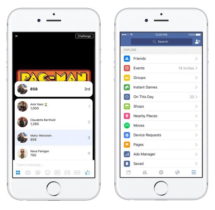 Facebook Messenger launches Instant Games