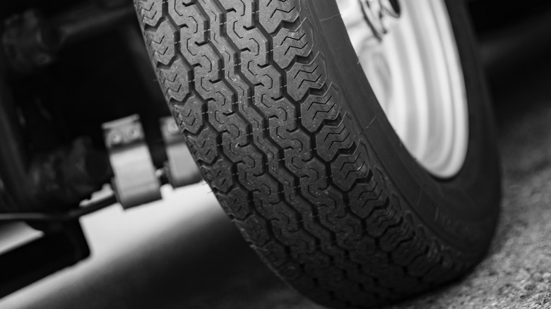 old radial tire
