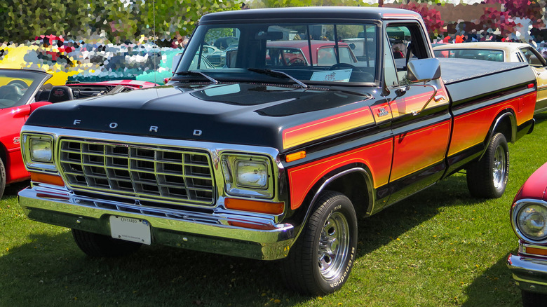 1979 Ford F-150 parked front quarter