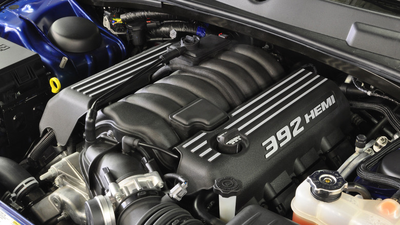 392 V8 Engine bay