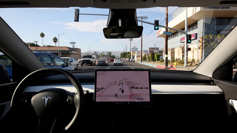 tesla full self-driving