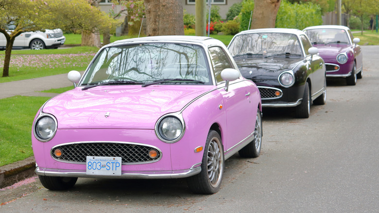 Line of imported Nissan Figaros
