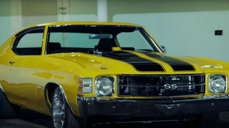 Yellow Chevrolet Chevelle