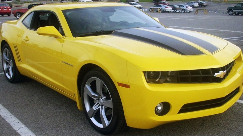 Yellow Chevrolet Camaro