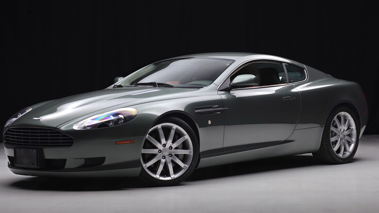 Aston Martin DB9 on the road