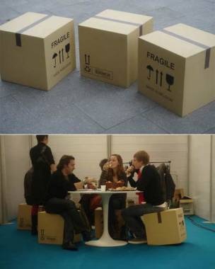 the box chair