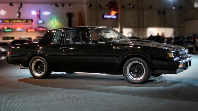 Front 3/4 view of Buick GNX in GM Heritage Center collection