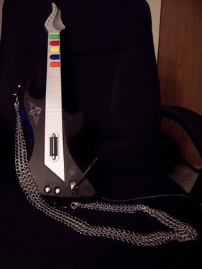 chain mail guitar hero strap