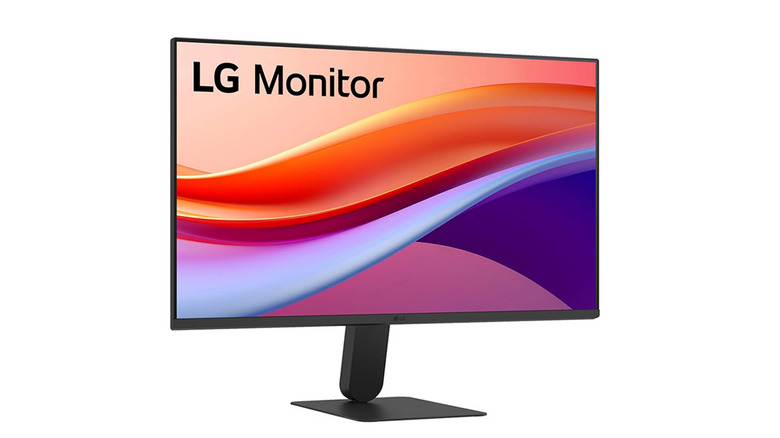 LG 24-inch monitor on plain white background